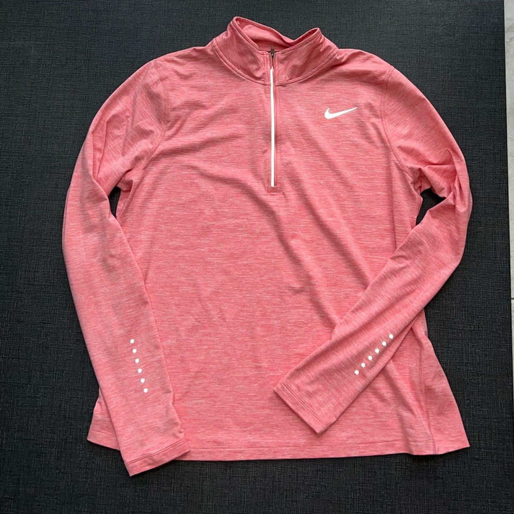 XL Nike dry fit pink running long sleeve